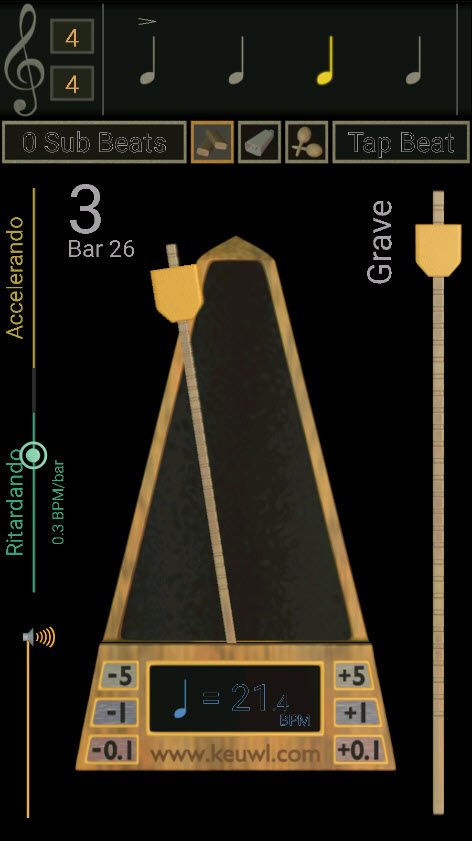 metronome app ads