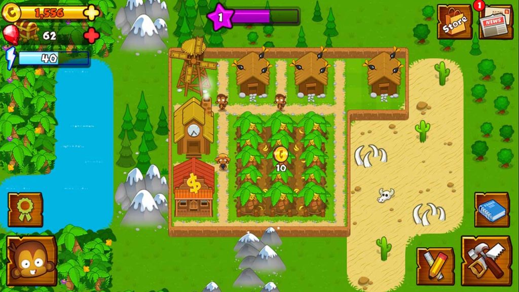 Play Bloons Monkey City on PC