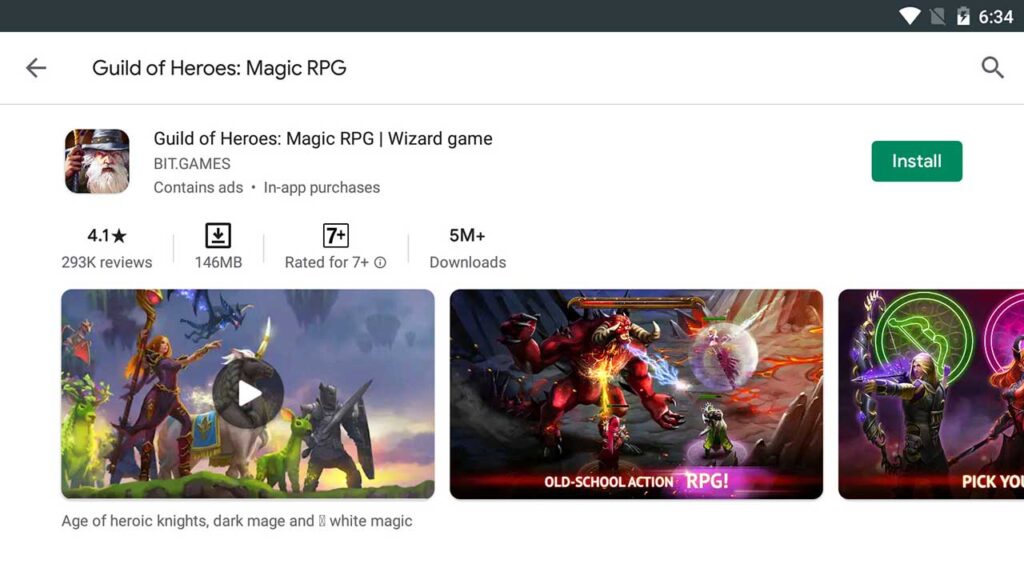 Download and Install Guild of Heroes: Magic RPG For PC (Windows 10/8/7)