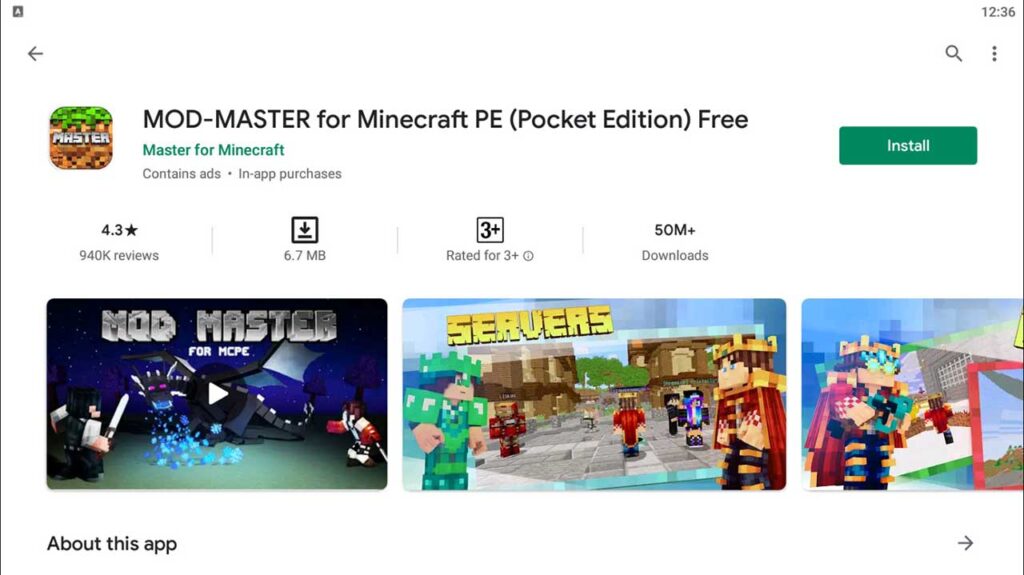 Download and Install MOD-MASTER for Minecraft PE (Pocket Edition) Free For PC (Windows 10/8/7)