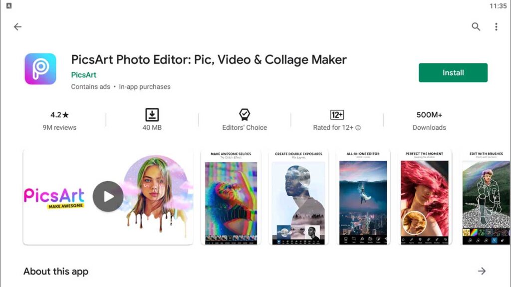 picsart app for windows 10