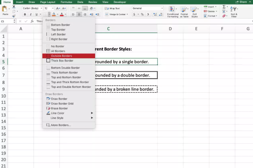 how-to-add-horizontal-borders-only-in-specific-range-in-excel-sahida